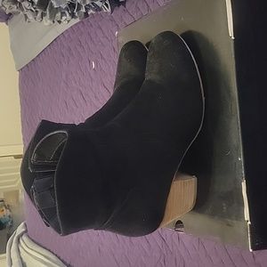 Faux Suede Western Bootie